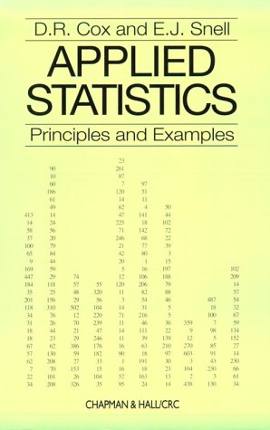 Cox & Snell: Applied Statistics